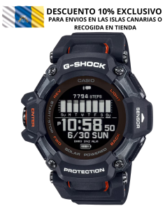 G-SHOCK GBD-H2000 | Reloj Multideporte con GPS, Pulsómetro y Carga Solar