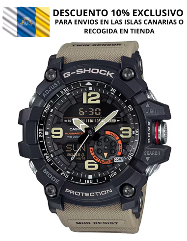 G-SHOCK Mudmaster con Brújula y Termómetro