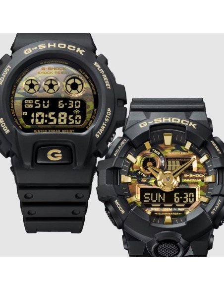 G-SHOCK DW-6900CF-1A Bold Camo Dorado | Reloj G-SHOCK