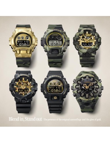 G-SHOCK DW-6900CF-1A Bold Camo Dorado | Reloj G-SHOCK