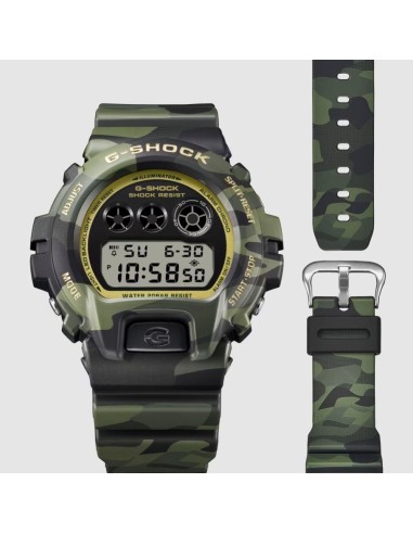 G-SHOCK DW-6900CMG-3 Bold Camo Dorado | Reloj G-SHOCK