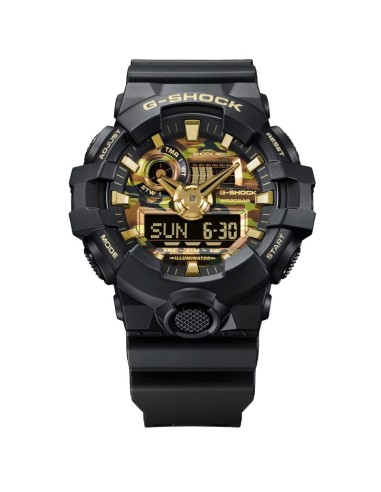 G-SHOCK GA-700CF-1A Bold Camo | Reloj Camuflaje Dorado