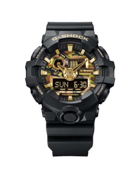 G-SHOCK GA-700CF-1A Bold Camo | Reloj Camuflaje Dorado