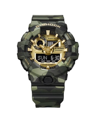 G-SHOCK GA-700CMG-3AER Bold Camo | Reloj Camuflaje Dorado