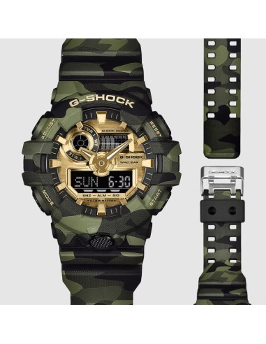 G-SHOCK GA-700CMG-3AER Bold Camo | Reloj Camuflaje Dorado