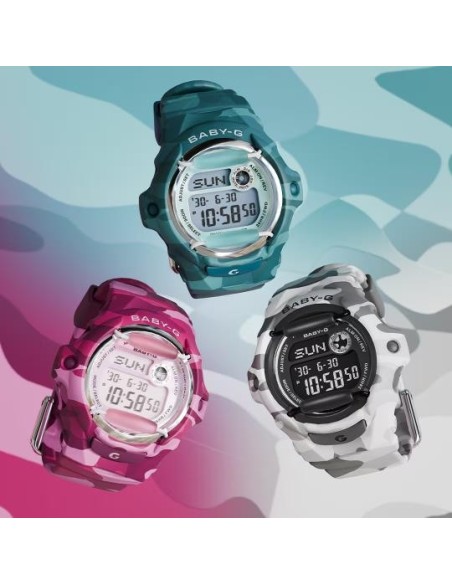 BABY-G BG-169 | Full-colour camouflage Y2K watch