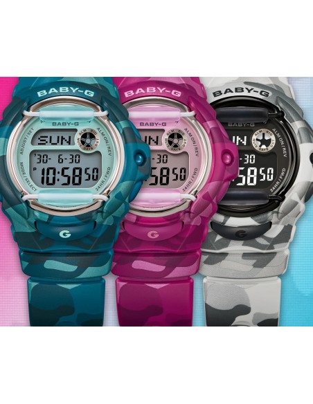 BABY-G BG-169 | Full-colour camouflage Y2K watch