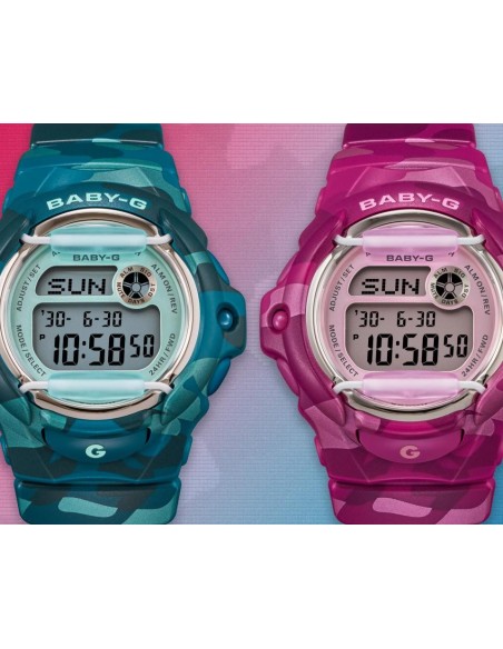 BABY-G BG-169 | Full-colour camouflage Y2K watch