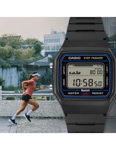 Reloj Casio Digital con Bluetooth y Contador de Pasos