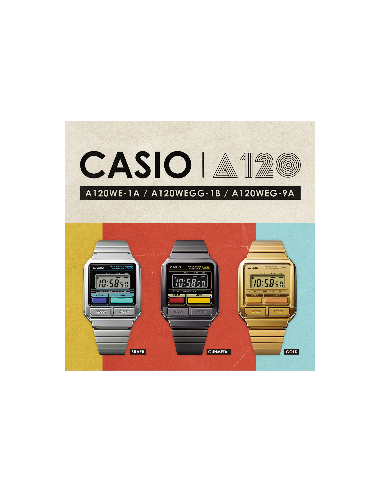Reloj Casio Vintage A-120WEGG-1B - Casio Shop