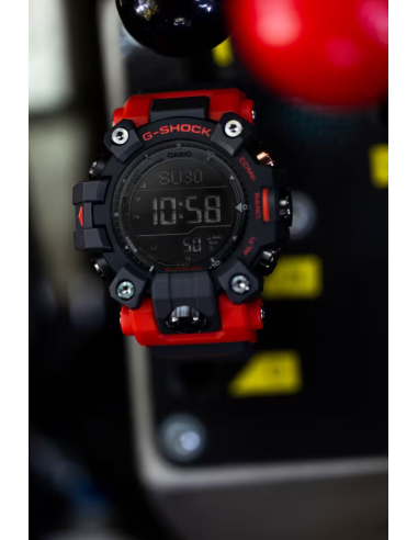 G-SHOCK GW-9500-1A4ER ブラック/レッド GW9500-1 | G-SHOCK Bold Black & Red Triple-Sensor Watch | CASIO